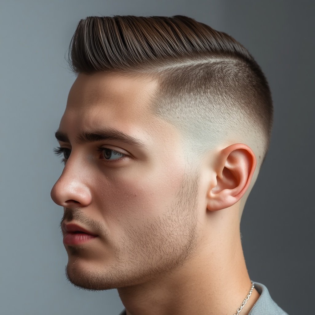 High fade haircut