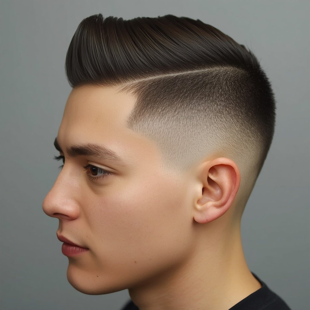 High fade haircut