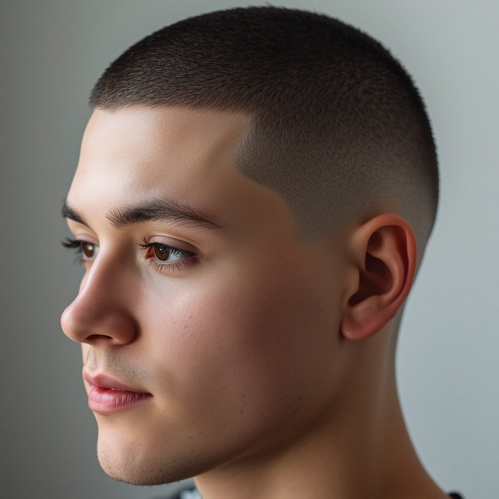Temple fade haircut