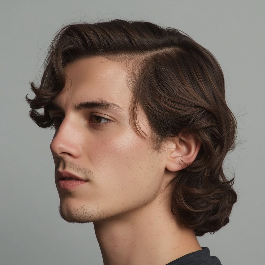 curly mullet haircut