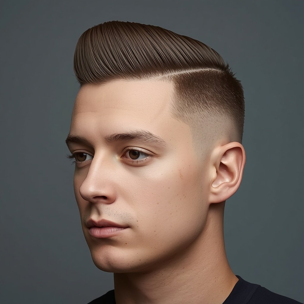 High fade haircut