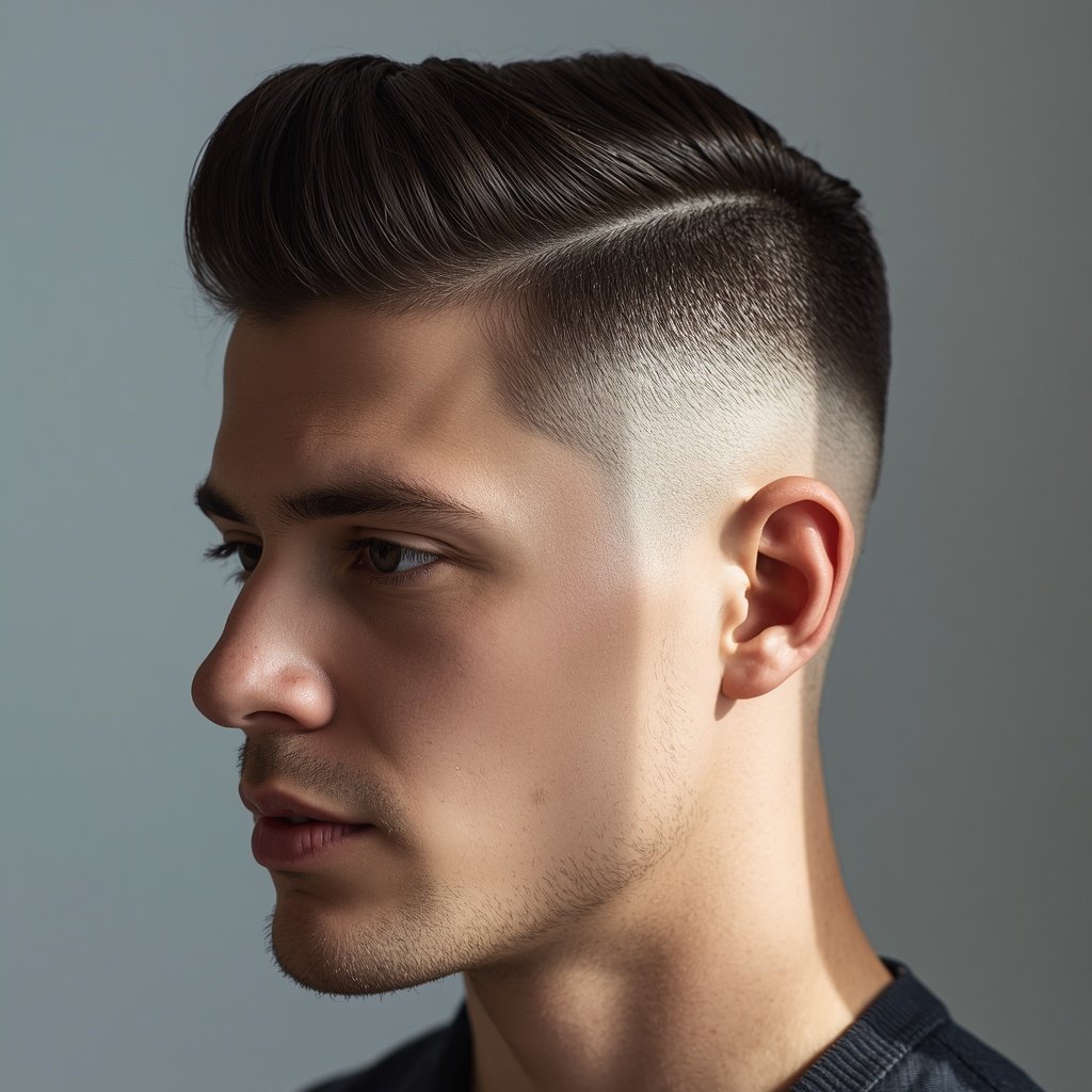 High fade haircut