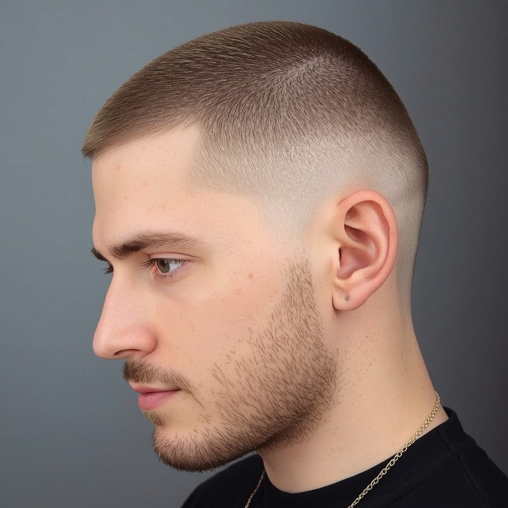 buzz cut hairstyle