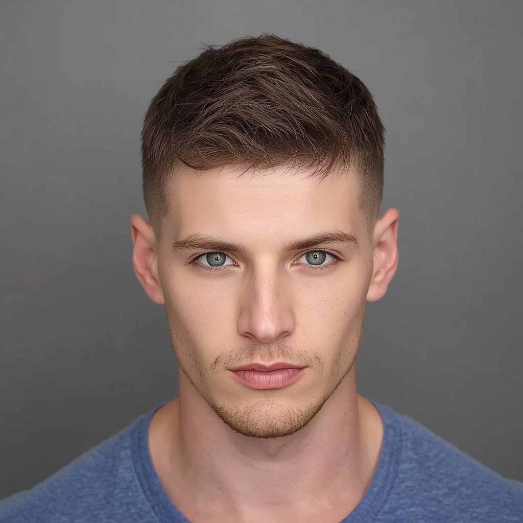 Textured crop haircut