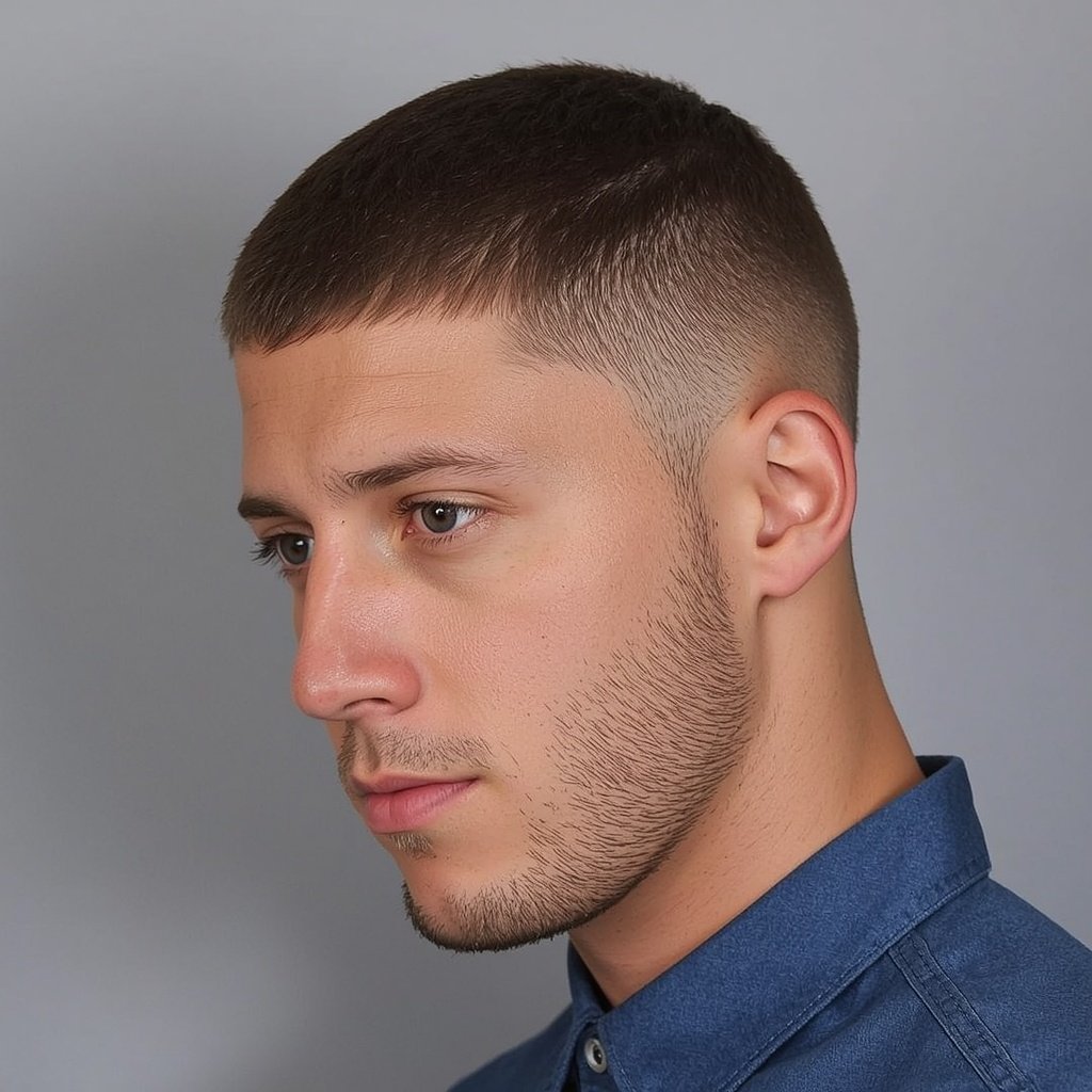 Textured crop haircut